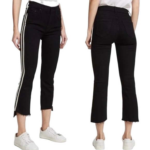 Mother Insider Crop Step Fray Jeans - Picture 1 of 10
